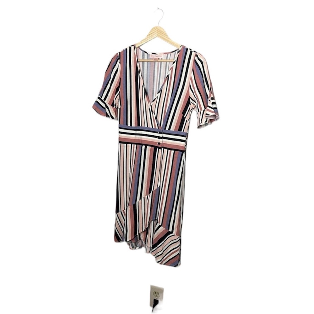 BAND OF GYPSIES Dress Womens SZ Small Multicolor Striped